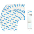 ADY Picture Hanging Strips Heavy Duty 40Pairs，Damage Free Removable Picture Hangers, Refill Adhesive Strips for Rent Room, Hook and Loop Strips Mounting Tape for Painted Wall