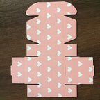 Green Recyclable Cardboard Small Gift Mailer Boxes for Shipping Packaging Craft Mother's Day Gifts Giving Products (Pink, 7.2 x 5.2 x 2 Inch)