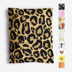 10x13 Poly Mailers – Leopard Print Design – Waterproof, Tear-Resistant Shipping Bags with Adhesive Seal – 100 Pack – Package Mint