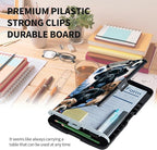 Clipboard with Storage High Capacity Plastic Nursing Clipboards with Pen Holder File Folder Storage Box Clipboard with Heavy Duty Clips for Teacher,Doctor,Offices-Lovely Dog