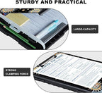 Clipboard with Storage,Storage Clipboard with Pen Holder,Heavy Duty Plastic Storage Clipboard with Low Profile Clip, Clipboard Folder, Teacher Must Haves, Office Supplies,Moon Suns