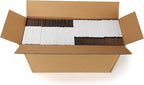 HORLIMER 6x4x2 inches Shipping Boxes Set of 75, White Corrugated Cardboard Box Literature Mailer