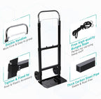 RedSwing Dolly Cart Folding Hand Truck, Portable Convertible Dolly Heavy Duty, Foldable Collapsible Cart for Moving Luggages, Warehouse, Office, Home, 180Lbs Load Capacity