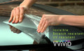 VViViD Clear Gloss Paint Protection Bulk Vinyl Wrap Film 12 Inches x 84 Inches Including Squeegee and Black Felt Applicator