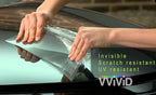 VViViD Clear Gloss Paint Protection Bulk Vinyl Wrap Film 12 Inches x 84 Inches Including Squeegee and Black Felt Applicator