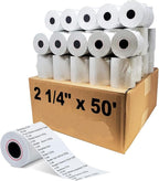 MFLABEL 2 1/4" x 50' Thermal Papers Cash Register POS Receipt Paper - 2000 Rolls