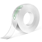 Clear Double Sided Tape(1 in x 10 ft) Mounting Tape,Strong Adhesive,Residue-Free for Hanging Pictures, Mounting Decor