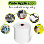 3 1/8 x 230 Thermal Receipt Paper Rolls, 10 Pack Thermal Paper Rolls Premium Quality Compatible with Cash Registers POS Systems and Credit Card Machine