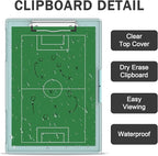 Rimilak Plastic Clipboard with Storage, Side Opening with 2 Compartment, Size 13.3 x 9.4 x 1.5 Heavy Duty High Capacity Nursing Box for Work School & Office Supplies, Dark Green