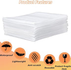 12'' x 16'' Cushion Foam Pouches, 50Pcs Packing Cushioning Supplies for Moving, Foam Wrap Pouches Protect Fragile Items, Cushioning Foam Padding for Packaging Dishes/China/Cups/Plates/Mugs
