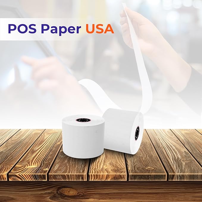 2 1/4" x 200' Thermal Paper (50 Rolls/Case) - BPA Free