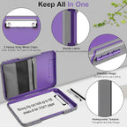 Thicker Clipboard with Storage, Internal Pen Pouch Included, A4 / Letter Size, Reinforced Clipboard Attached Capacity, Heavy Duty Clip Boards 8.5x11 with Pen Holder, for Driver Teachers