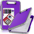Thicker Clipboard with Storage, Internal Pen Pouch Included, A4 / Letter Size, Toughest Construction Clipboard with Waterproof, Heavy Duty Clip Boards 8.5x11 with High Capacity for Office