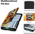 Clipboard with Storage Box & Pen Holder,Heavy Duty Clip Boards 8.5x11 for Nursing,High Capacity,School & Office Supplies,Fall Raccoon