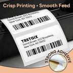 2.25" x 1.25" Direct Thermal Labels, Strong Adhesive Barcode & Address Stickers Compatible with Zebra, Rollo, Munbyn & Most Desktop Thermal Printers (12 Rolls / 12000 Labels), TRSTGIX
