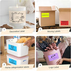 3x5 Inch Thermal Label Stickers,300Pcs Waterproof Rectangle Labels for Storage Bins,Moving Boxes,Address & Inventory Organization,Small Business Labeling,Sky Blue