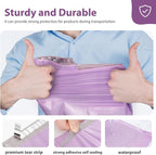Fuxury 500 Pcs Poly Mailers 14.5x19 Inch, Bulk Shipping Bags for Clothing, Strong Adhesive Shipping Envelopes for Small Business Suppliers,Waterproof Mailers Poly Bags Mailing Envelopes Purple