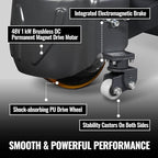 4400lbs Lithium-ion Electric Pallet Jack, 45"x27" Fork, 48V 50Ah Battery, Walkie Type Truck, Model EPT44