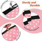 Thank You Poly Mailers 12x15.5 Inch 50 Pcs - Pink Dots printed Shipping Bags, 2.4mil Thickness, Waterproof and Tear Resistant Mailing Envelopes, Self-Sealing Packaging Bags for Small Business