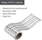 MECCANIXITY 7001 to 8000 Consecutive Number Stickers Inventory Label Black Numbers for Office Warehouse Numbering Classification