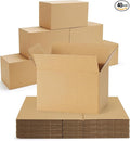40-Pack-Small-Shipping-Boxes-6x4x4, Corrugated-Cardboard-Boxes-for-Packaging-Small-Business, Brown-Boxes-Mailers