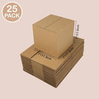 EdenseeLake 7x7x7 inches Shipping Boxes Small Cardboard Boxes for Packing, Moving, Mailing, 25 Pack
