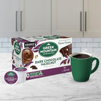 Green Mountain Coffee Roasters Dark Chocolate Hazelnut Coffee, Keurig Single Serve K-Cup Pods, 10 Count