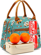 FlowFly Insulated Lunch Cooler Bag - Tote Bag Organizer for Women/Men, Dog