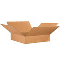 TAPE LOGIC 26x26x8 Flat Corrugated Boxes, Flat, 26L x 26W x 8H, Pack of 10 | Shipping, Packaging, Moving, Storage Box for Home or Business, Strong Wholesale Bulk Boxes