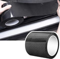 DGSL Car Door Edge Guards Door Sill Protector, 2.7In x 16.4Ft 5D Carbon Fiber Car Wrap Film, Vinyl Automotive Wrap Film Anti-Collision Fits for Most Car (Black)