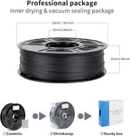 iSANMATE ASA-GF 3D Printer Filament, 15% Glass Fiber Reinforced, Superior Weather & UV Resistance, High Strength & Thermal Stability for Outdoor & High-Impact Applications (1kg, Black)