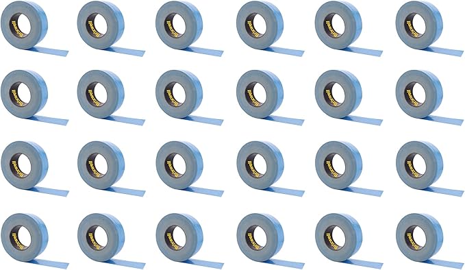 Brixwell 12 Rolls - Blue Double Coated Carpet Tape 2 Inch x 36 Yard Made in the USA