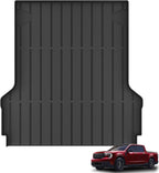 KARPAL Truck Bed Mat for Ford Maverick 2022-2026 Hybrid & Gasoline (Not fit with Drop-in Bed Liner), All Weather TPE Truck Bed Liner Cargo Trunk Accessories for Maverick
