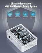 USB C Charger Block 440W Charging Station Hub,8 Port GaN III Fast Charging Brick with 5ft Extension Cord,PD QC PPS 100W Laptop Power Adapter for MacBook Pro/Air,iPhone 17/16/15,Samsung Galaxy,Dell etc