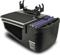 AutoExec AE-GMCD-PM-PS-GT GripMaster Car Desk for Your Vehicle Workstation and Mobile Office, Grey with Phone Mount and Printer Stand