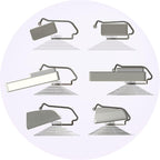 Indestructible Toll Pass Holder with Largest Suction Cup for EZ-Pass, I Pass, FasTrak, SunPass & SunPass Pro, Uni, NC QuickPass, EPass Xtra, 91 Express Lanes & More - Made in USA