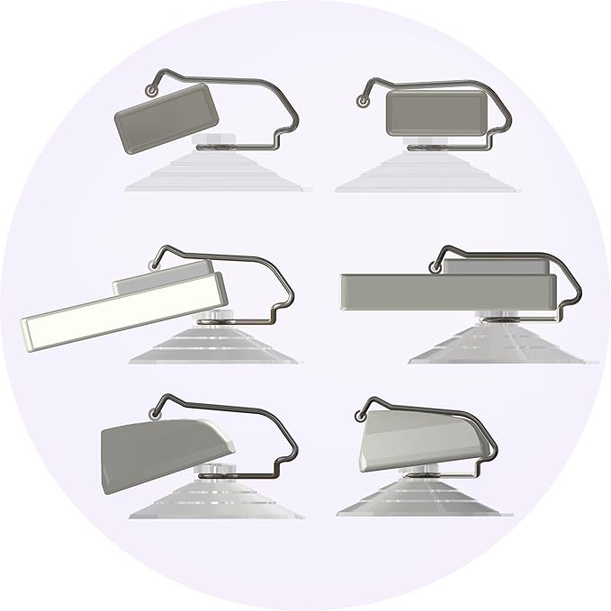 Indestructible Toll Pass Holder with Largest Suction Cup for EZ-Pass, I Pass, FasTrak, SunPass & SunPass Pro, Uni, NC QuickPass, EPass Xtra, 91 Express Lanes & More - Made in USA