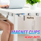 24 Pack Large Magnetic Clips Heavy Duty, Strong Magnet Clips for Notes, Fridge Magnets, Refrigerator Magnets Clip for Organization, Chip Clip Magnets for Whiteboard, Classroom, Cruise, Office