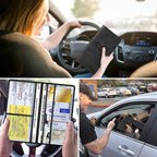 2Pack Leather Car Registration and Insurance Card Holder, Car Document Holder for Cards License with Magnetic Shut (Pink)