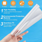 RyhamPaper Thermal Laminating Pouches, Laminating Sheets 8.9 x 11.4-Inches/Letter Size/5 mil, 100 Pack Laminator Sheets for Sealed Document, Cards, Clear Laminated Finish, Round Corner, Waterproof