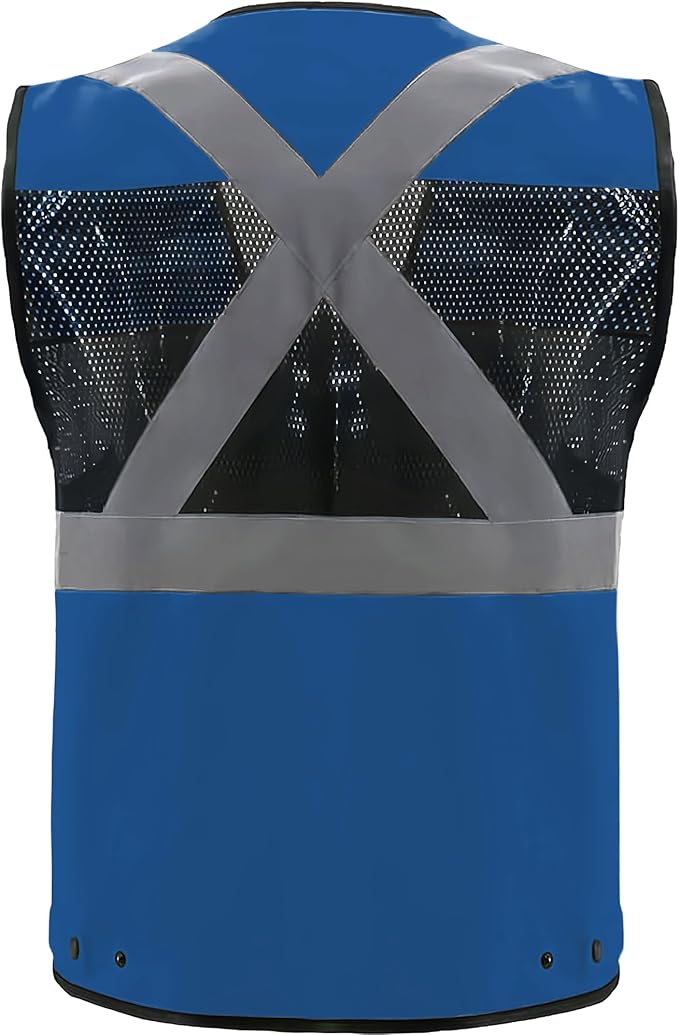 Safety Vest High Visibility Reflective Construction Vest for Men Women
