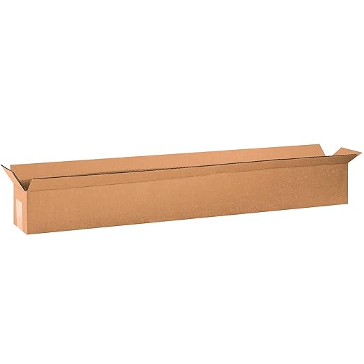 BOX USA Shipping Boxes 36"L x 4"W x 4"H 25-Pack Long Corrugated Boxes for Moving, Shipping, Mailing, Packing, Packaging and Storage