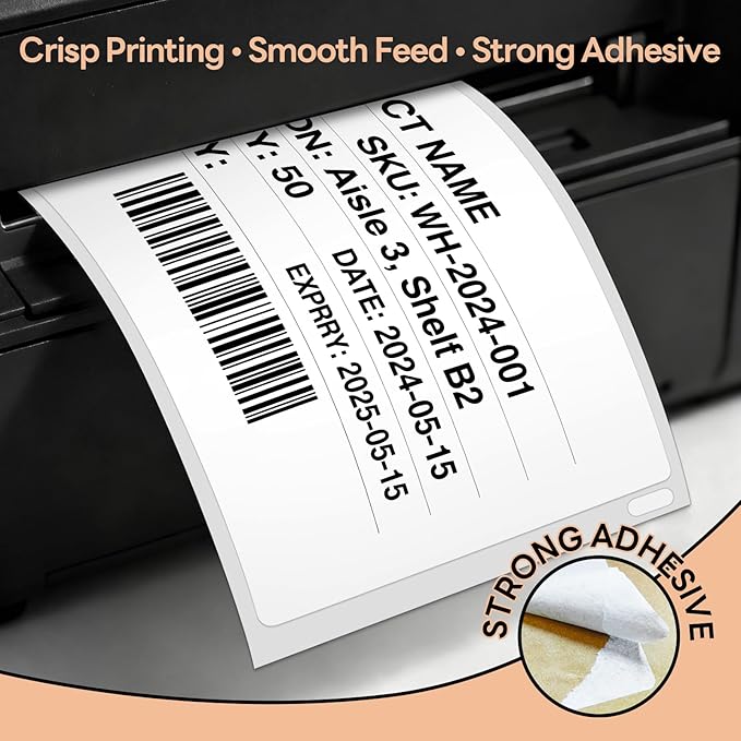 Compatible DYMO 30323 (2-1/8" x 4") Shipping Labels, Direct Thermal Name Badge Label Replacement for DYMO LabelWriter 450, 4XL, Rollo, Zebra (12 Rolls / 2640 Labels), TRSTGIX