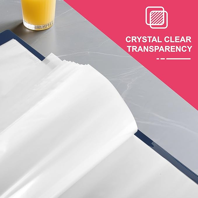 500-Pack Heavy Duty 8.5"x11" Sheet Protectors - Top-Loading Acid-Free & Waterproof for Photos, Certificates, School, Office, Legal Documents, Medical Records, Teachers, Artists (500)