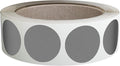 Royal Green Colored Label Dot Stickers for Inventory and Labeling - 25mm/1 Inch Round Sticker in Grey (1Roll - 600 Pack)