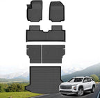Hutisya-Floor Mats & Cargo Liner Set Fit for Chevrolet Chevy Equinox 2025-2026 (Not EV) & GMC Terrain All Weather Protection Anti-Slip & Durable TPE Full Set Liners Automotive Accessories