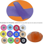 12 Packs Pre Wrap Tape, 11 Colors 2.76 Inch x 11Yards Prewrap Athletic Tape for Soccer,Foam Sport Underwrap, Underwrap Bandage for Wrists Ankles Prewrap Headbands for Hair (Rich Color)