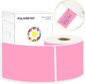 3x5 Inch Thermal Label Stickers,300Pcs Waterproof Rectangle Labels for Storage Bins,Moving Boxes,Address & Inventory Organization,Small Business Labeling,Pink