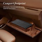 CoBak Leather Car Registration and Insurance Holder with Magnetic Compartment - Vehicle Glove Box Organizer for Driver License, Cards, Emergency Cash - Auto Truck Accessories Case, Cloth Black