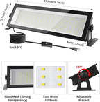 FastDeng LED Shop Light, 150W 18000lm 5000K Daylight LED Garage Light, IP66 Waterproof Outdoor Flood Light with US Plug 10FT Cord and Switch for Workshop Yard Factory Area High Bay Lighting